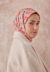 LEILA DESEN PAMUK İPEK EŞARP MAVİ LEILA DESEN PAMUK İPEK EŞARP MAVİ