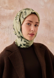 AURA DESEN PAMUK İPEK EŞARP YOSUN AURA DESEN PAMUK İPEK EŞARP YOSUN
