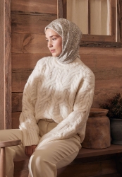 MIA DESEN PAMUK İPEK EŞARP GÜMÜŞ MIA DESEN PAMUK İPEK EŞARP GÜMÜŞ