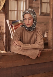 ASPEN DESEN PAMUK İPEK EŞARP ANTRASİT ASPEN DESEN PAMUK İPEK EŞARP ANTRASİT