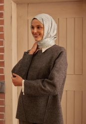 DUBLIN JACQUARD HIJAB SILVER