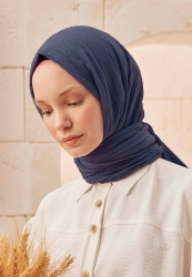 ORGANIC COTTON HIJAB NIGHT BLUE