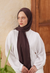 WAVE JACQUARD HIJAB PLUM ROT