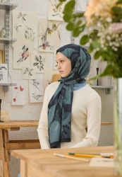 NOA DESEN ŞAL LACİVERT NOA DESEN ŞAL LACİVERT