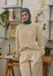 COZY COTTON ŞAL DERİN YEŞİL