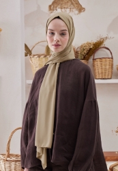 MEDINA SILK HIJAB DARK MINK