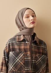 COTTON CRASH HIJAB MINK