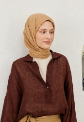 VOILE CRASH HIJAB CAMEL HAIR VOILE CRASH HIJAB CAMEL HAIR
