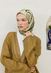 COLOUR WAVES DESEN PAMUK VUAL EŞARP ÇAĞLA YEŞİLİ COLOUR WAVES DESEN PAMUK VUAL EŞARP ÇAĞLA YEŞİLİ
