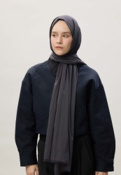THIN COTTON VOILE HIJAB ANTHRACITE THIN COTTON VOILE HIJAB ANTHRACITE