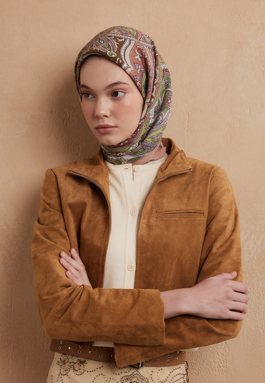 Etnic Floral Desen Pamuk 陌pek E艦arp Somon Online Sat谋n Al Fresh Scarfs