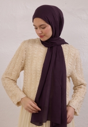 SOFT VİSKON ŞAL PATLICAN MORU SOFT VİSKON ŞAL PATLICAN MORU