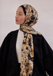 CHERRY BLOSSOM DESEN RAMİ ŞAL SİYAH CHERRY BLOSSOM DESEN RAMİ ŞAL SİYAH