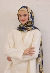 BEAUTY BLOSSOM DESEN RAMİ ŞAL BUTTER