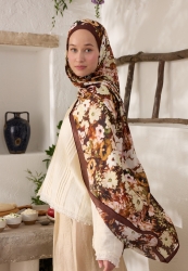 BEAUTY BLOSSOM DESEN RAMİ ŞAL BORDO BEAUTY BLOSSOM DESEN RAMİ ŞAL BORDO
