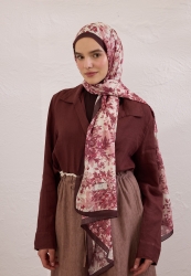 EMMETT PATTERN RAMI HIJAB DRIED ROSE EMMETT PATTERN RAMI HIJAB DRIED ROSE
