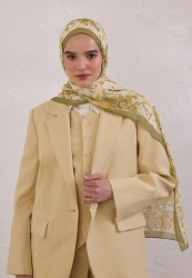 EMMETT PATTERN RAMI HIJAB KHAKI EMMETT PATTERN RAMI HIJAB KHAKI