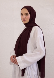MODAL CRINKLE HIJAB MAROON