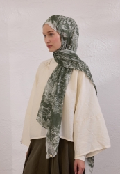 SECRET ELEGANCE DESEN RAMİ ŞAL HAKİ