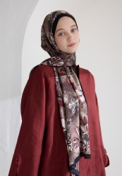 JASMINE FLOŞ VİSKON ŞAL SİYAH