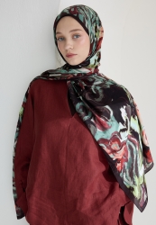 ROSIE FLOŞ VİSKON ŞAL KAHVE ROSIE FLOŞ VİSKON ŞAL KAHVE