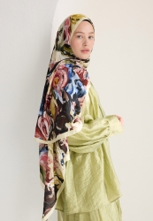 ROSIE FLOŞ VİSKON ŞAL TEREYAĞI