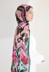 ROSIE FLOŞ VİSKON ŞAL YEŞİL