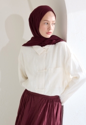 MODAL DAMALI ŞAL BORDO
