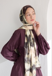 SWEET PEONY FLOŞ VİSKON ŞAL VINTAGE ROSE
