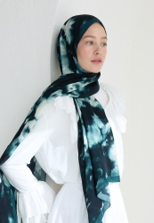 LOLA FLOŞ VİSKON ŞAL PETROL