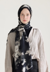 LOLA FLOŞ VİSKON ŞAL SİYAH