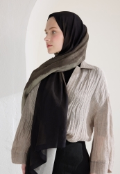 OMBRE FLOSH VISCOSE HIJAB MINK