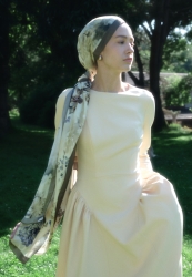 PEONY HARMONY FLOŞ VİSKON ŞAL VİZON PEONY HARMONY FLOŞ VİSKON ŞAL VİZON