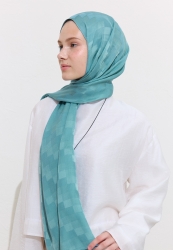 Nori jacquard scarf indigo Nori jacquard scarf indigo