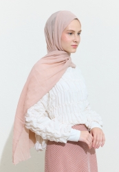 COTTON LINEN SHAWL STRAWBERRY MILKSHAKE COTTON LINEN SHAWL STRAWBERRY MILKSHAKE