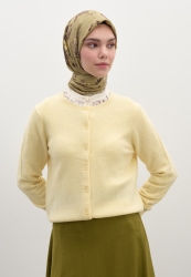 GARDEN JOY DESEN PAMUKLU VİSKON EŞARP HAKİ