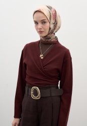MARIELLE DESEN PAMUKLU VİSKON EŞARP AĞAÇ KABUĞU MARIELLE DESEN PAMUKLU VİSKON EŞARP AĞAÇ KABUĞU
