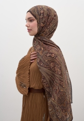 PETRA PRINTED SCARF KHAKI