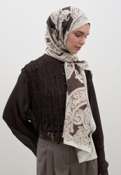 WILD PAISLEY DESEN ŞAL ÇİKOLATA KAHVE WILD PAISLEY DESEN ŞAL ÇİKOLATA KAHVE