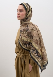 ARIANE PATTERNED HIJAB MINK