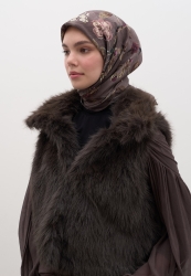 FLOWER RAIN DESEN PAMUKLU VİSKON EŞARP GÜL KURUSU