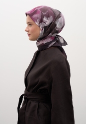 GARDENIA DESEN PAMUKLU VİSKON EŞARP MÜRDÜM