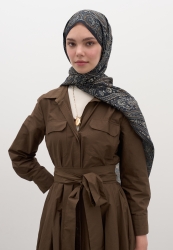 PETRA DESEN ŞAL SİYAH