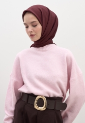 PAMUK VİSKON EŞARP KOYU BORDO