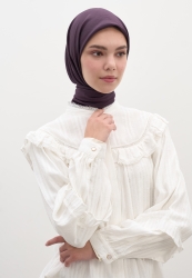 PAMUK VİSKON EŞARP PATLICAN MORU