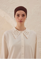 SILICONE NON-SLIP BONNET BROWN