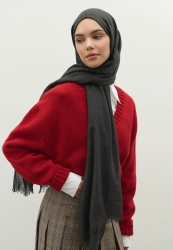 CASHMERE TEXTURED HIJAB ANTHRACITE
