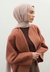 CASHMERE TEXTURED HIJAB POWDER