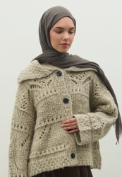 CASHMERE TEXTURED HIJAB SMOKE