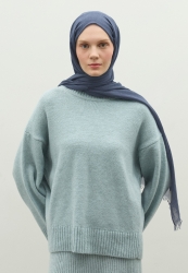 CASHMERE TEXTURED HIJAB INDIGO